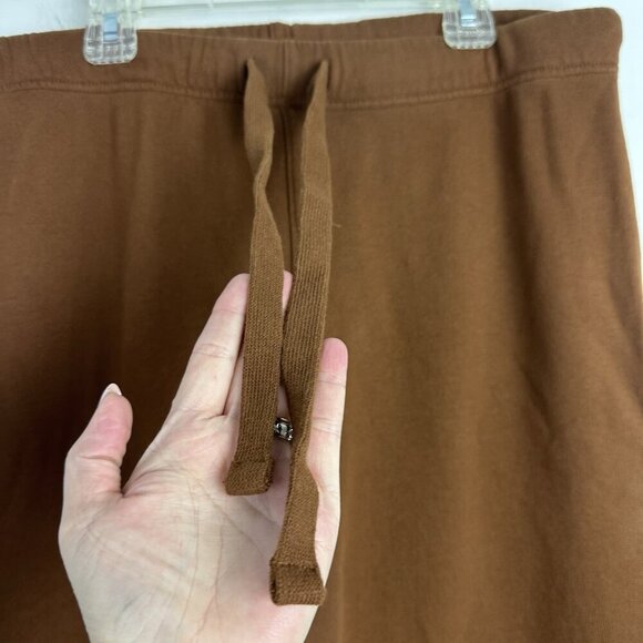 New Frank & Eileen Triple Fleece‎ Brown Catherine Pant Size Large Drawstring - Picture 3 of 11